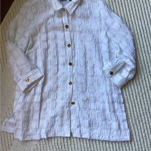 Chicos travelers collection blouse, size 2